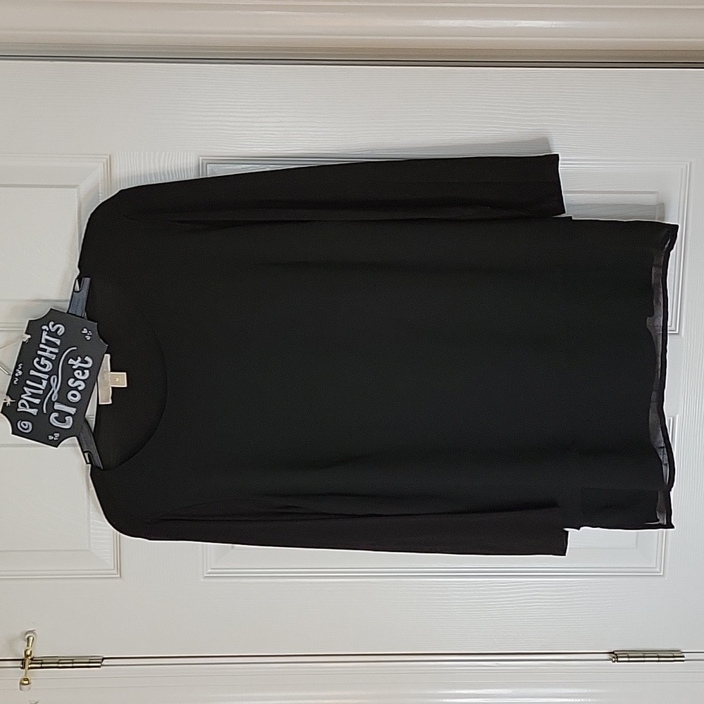 Michael Kors Medium Black Blouse Flowy